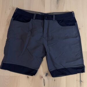 Club Ride Apparel Men's Charcoal and Black Athletic Shorts